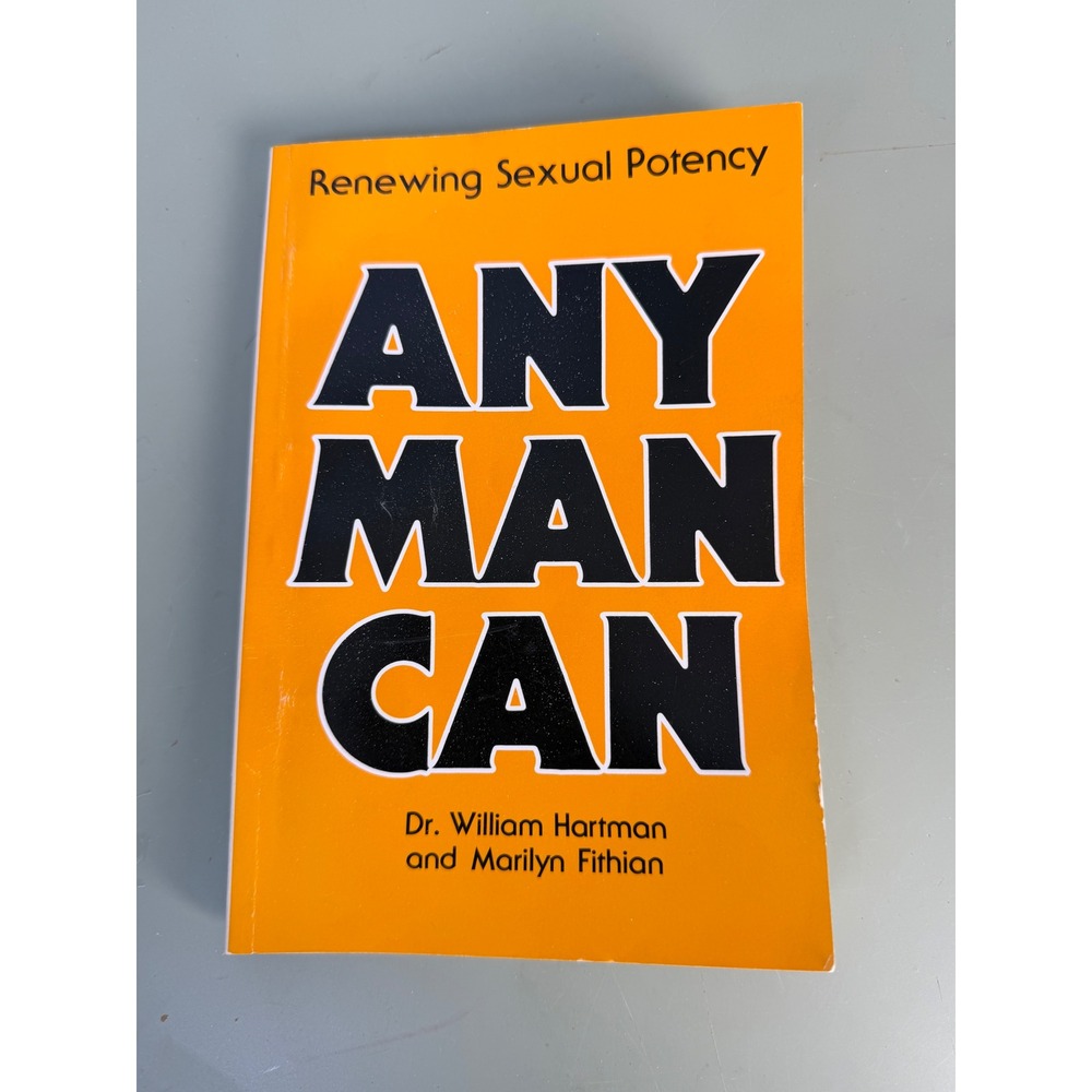 Artemis Books Any Man Can Hartman Fithian 1984 Orange Good Vintage Health Book